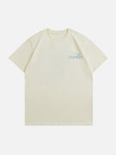 T-shirt imprimé Cupidon et éléments de cœur